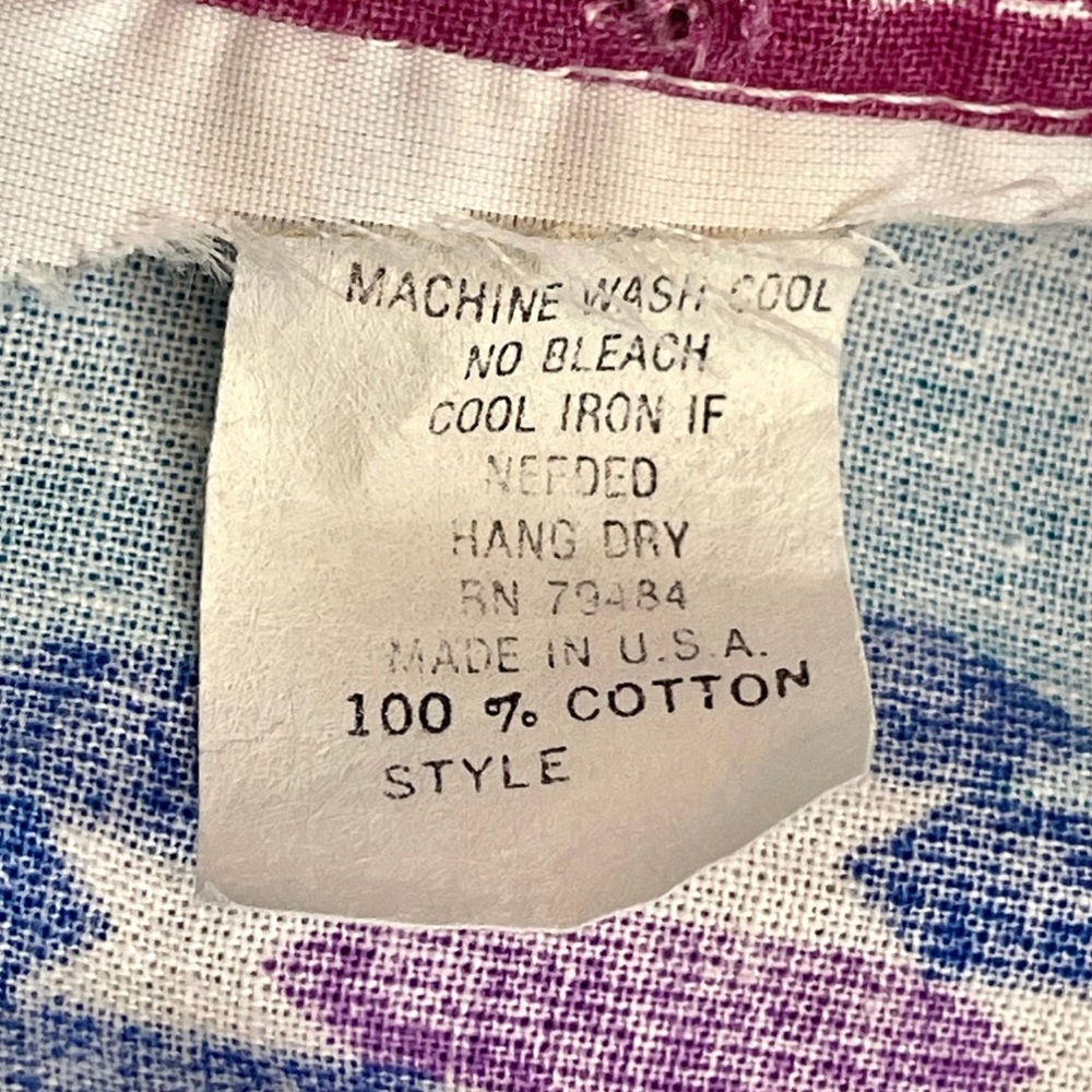 Vintage 90s Retro Southwestern Pattern Striped Western Button Down Shirt - Picture 15 of 15